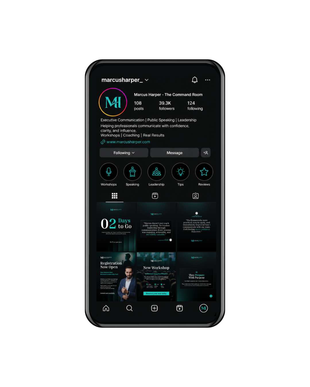 Marcus Harper Capsule — Social Content Templates