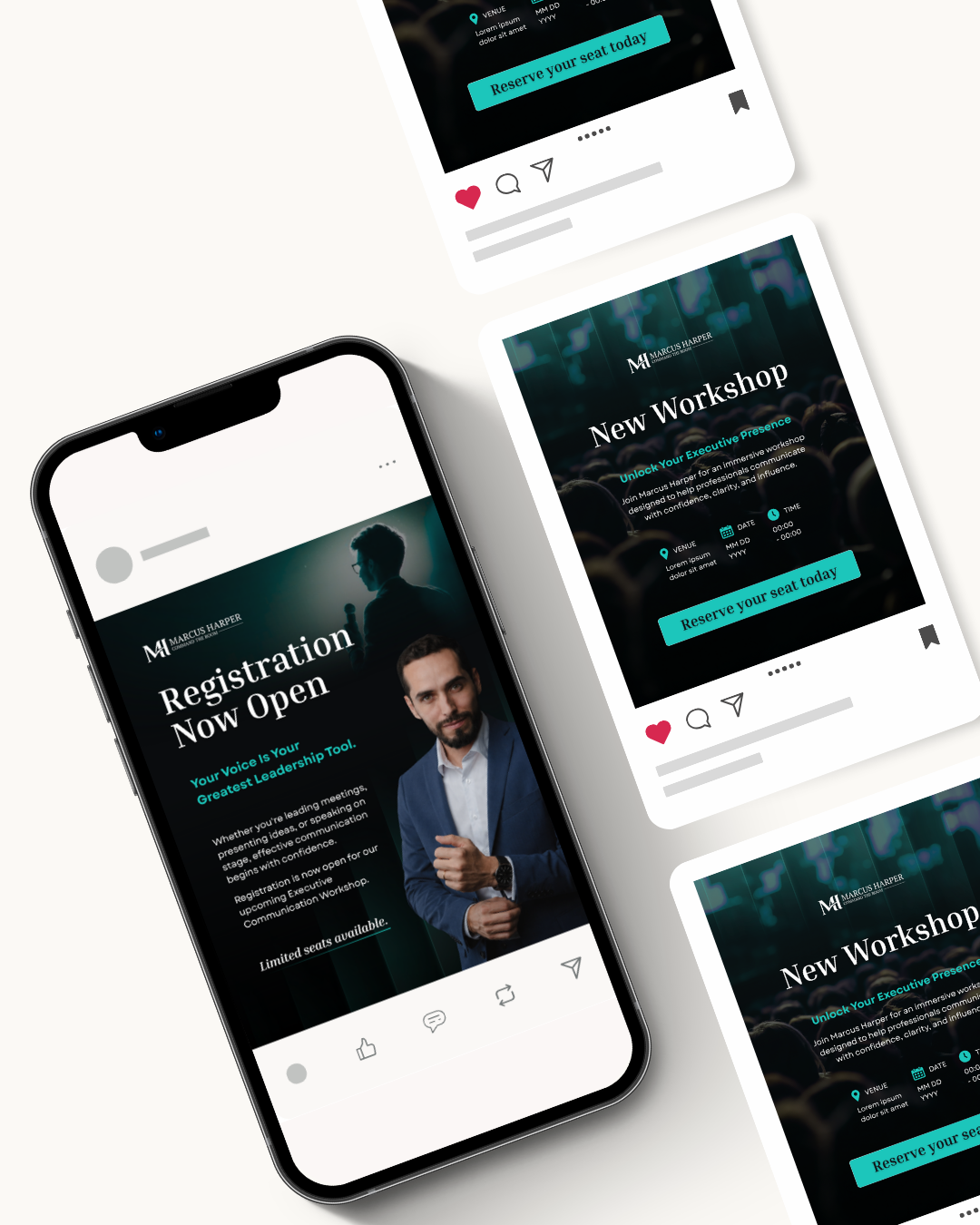 Marcus Harper Capsule — Social Content Templates