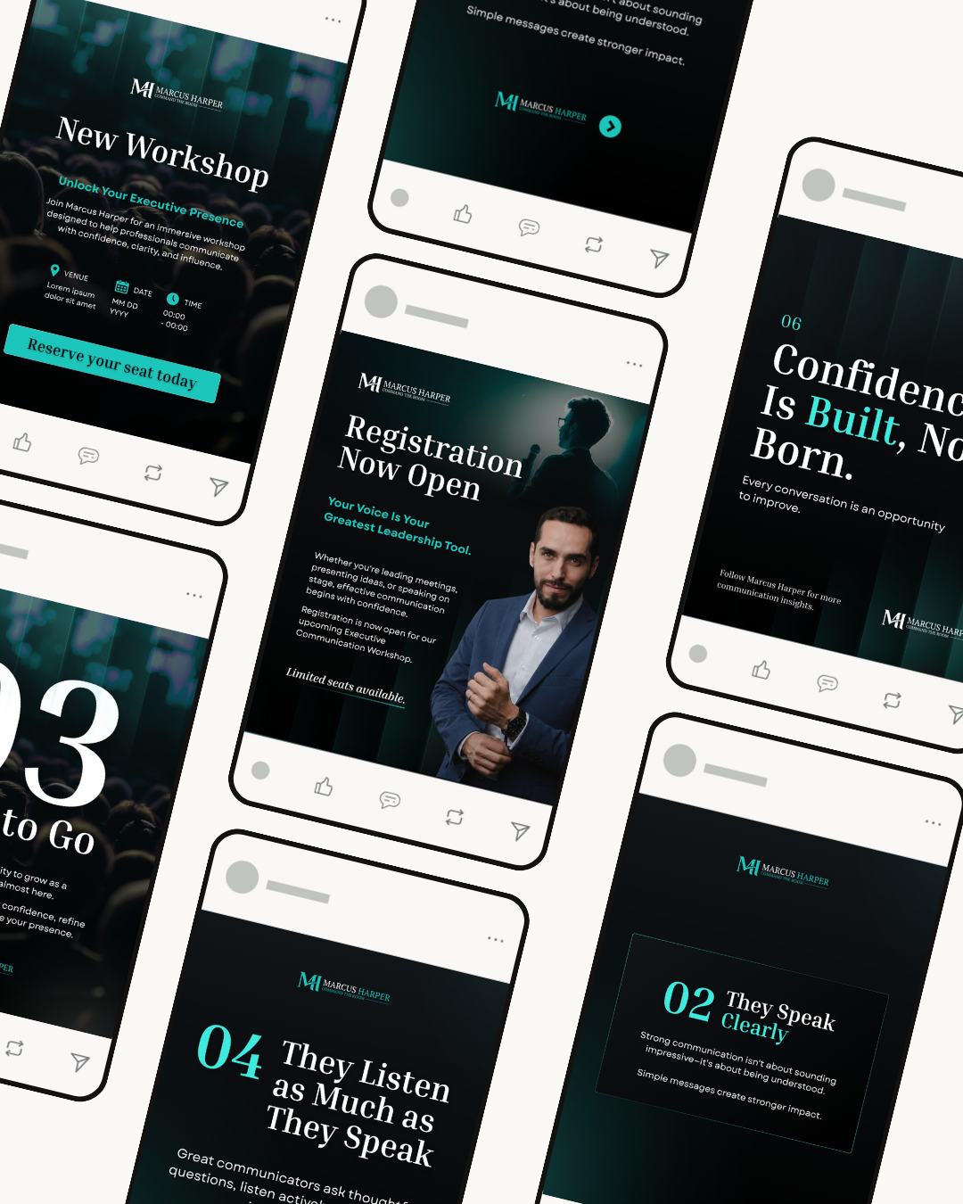 Marcus Harper Capsule — Social Content Templates