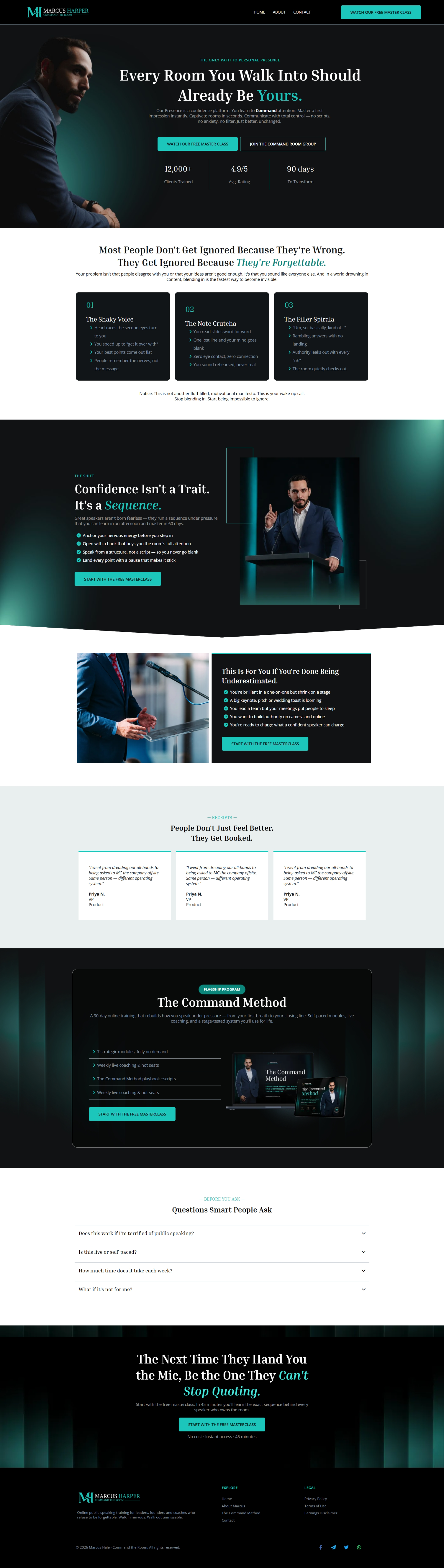 Marcus Harper GHL Website Capsule